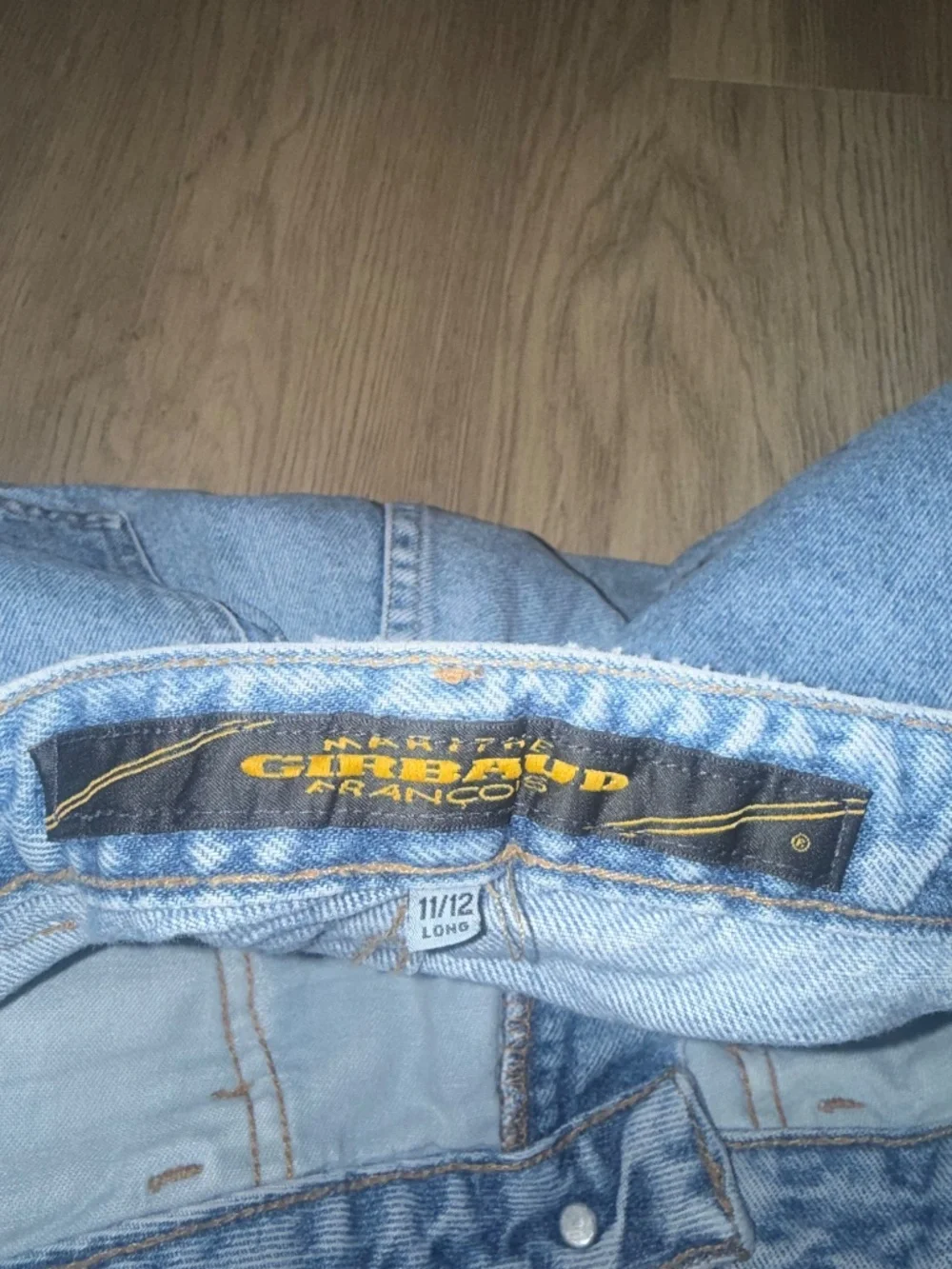 Vintage Mireud Francois Distress Denim Cutoff Shorts 90s Western Grunge Festival